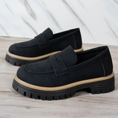 Mocassin Daim Tres Confortable - Femme