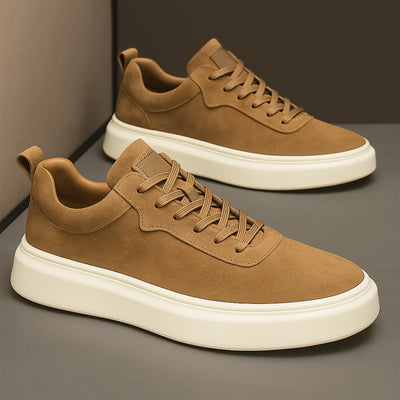 Sneakers Tabac en Daim - Tres Confortable