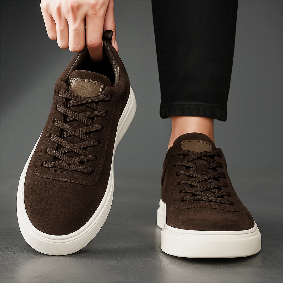 Sneakers Marron en Daim - Tres Confortable