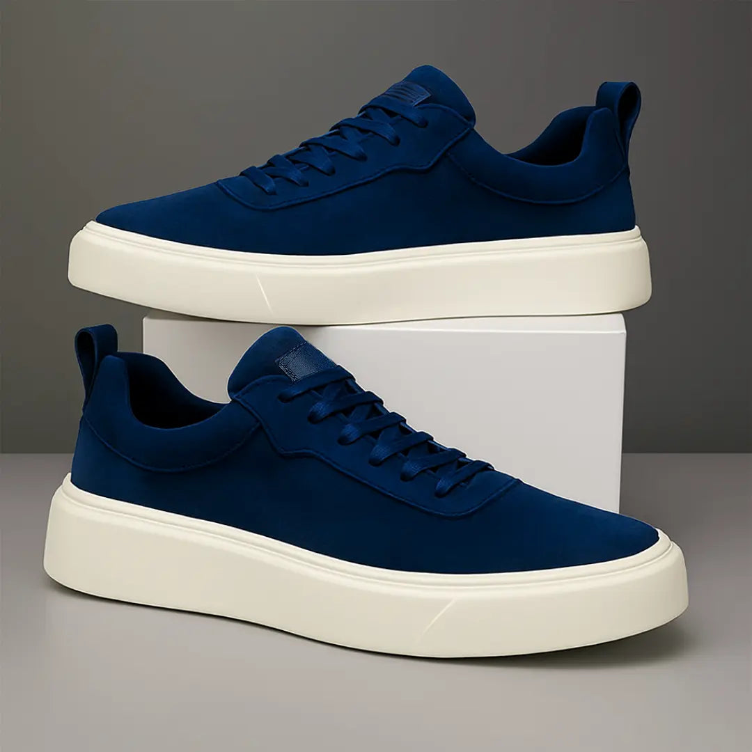 Sneakers BleuMarine en Daim - Tres Confortable