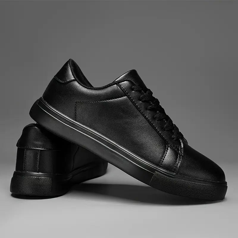 Sneakers Noir en Cuir - Tres Confortable