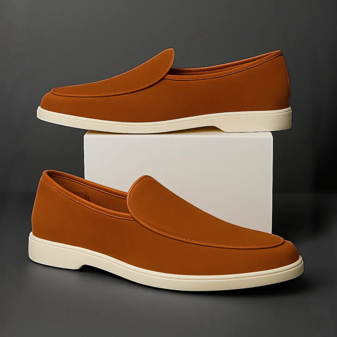 Mocassin Daim Marron - Tres Confortable
