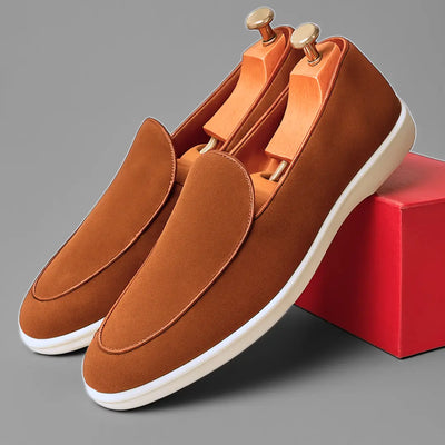 Mocassin Daim Marron - Tres Confortable
