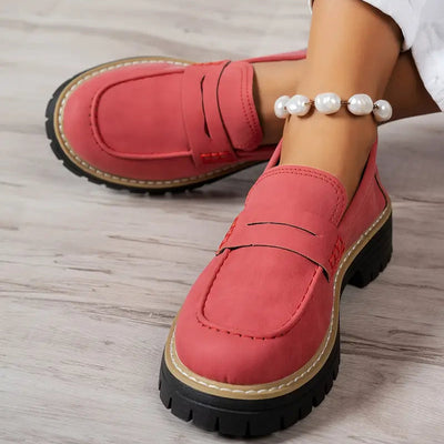 Mocassin Daim Tres Confortable - Femme