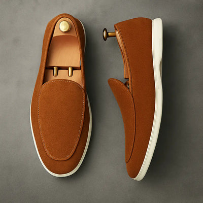Mocassin Daim Marron - Tres Confortable