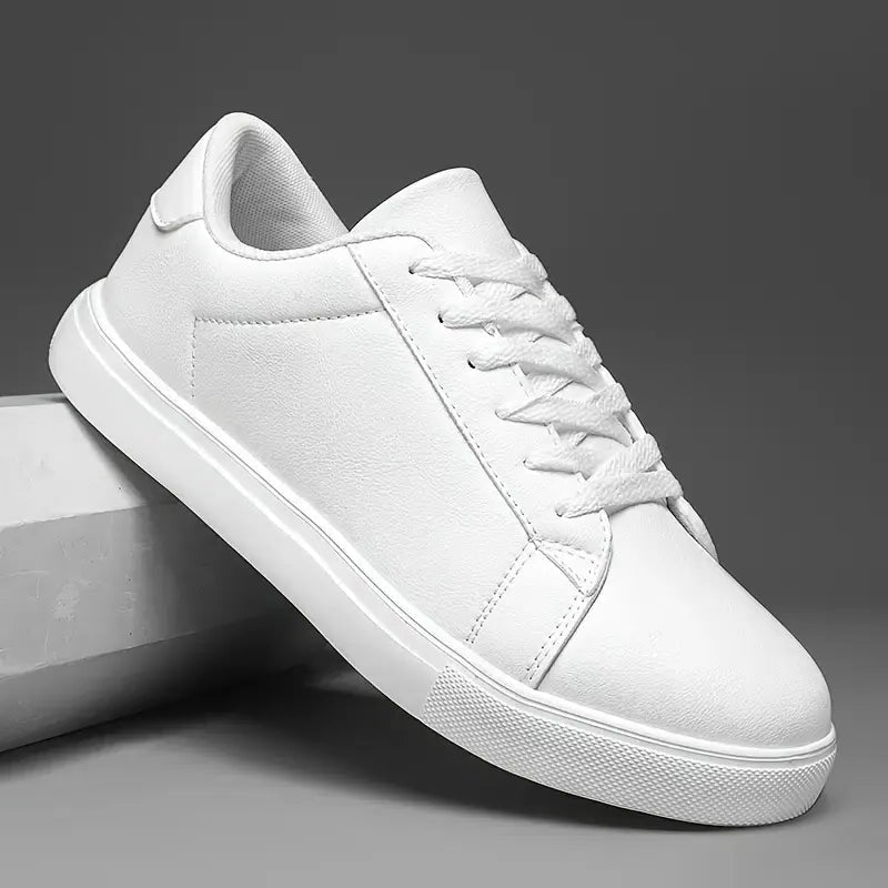 Sneakers Blanc en Cuir - Tres Confortable