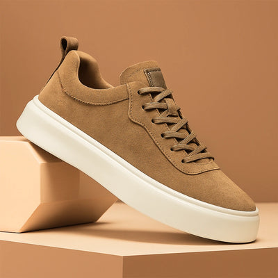 Sneakers Tabac en Daim - Tres Confortable