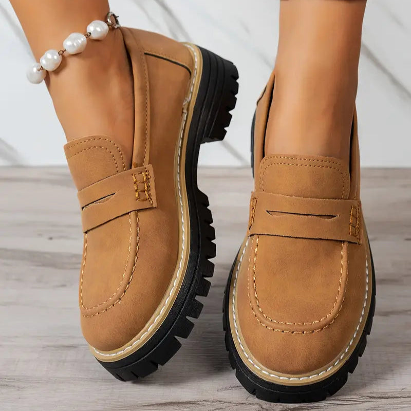 Mocassin Daim Tres Confortable - Femme