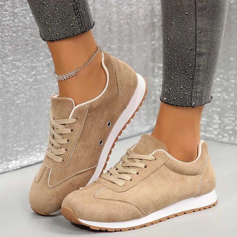 Sneakers Cmel en Daim Tres Confortable - Femme