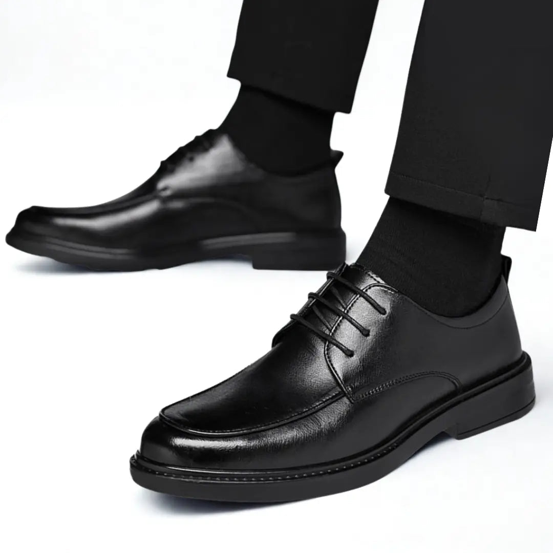 Chaussure Noir de Luxe Tres Confortable 100% Cuir