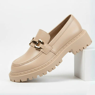 Mocassin Bieg Cuir Tres Confortable - Femme