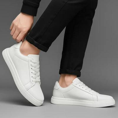 Sneakers Blanc en Cuir - Tres Confortable