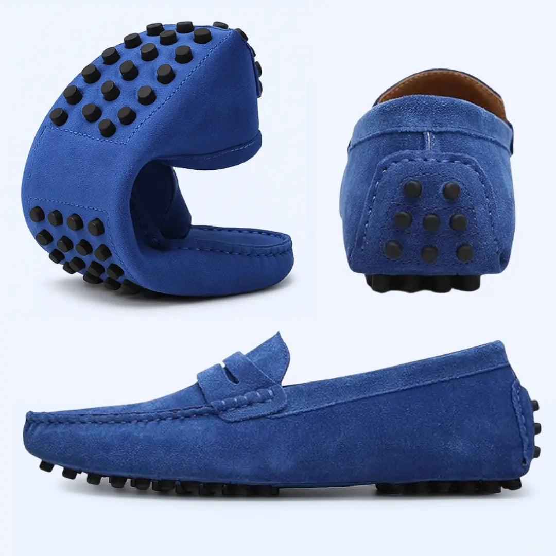 Mocassins Daim de Luxe Tres Confortable, Pour Hommes