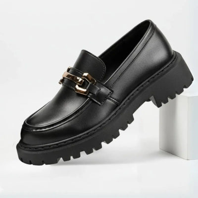 Mocassin Noir Classe Tres Confortable - Femme