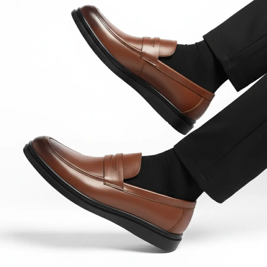 Chaussure Marron de Luxe Tres Confortable 100% Cuir