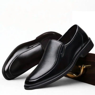 Chaussure Classe Noir 100% Cuir Tres Confortable