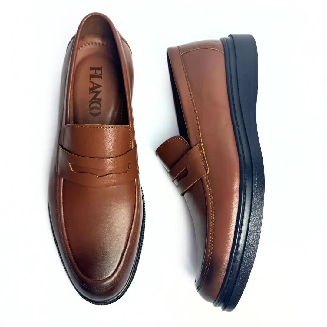 Chaussure Marron de Luxe Tres Confortable 100% Cuir