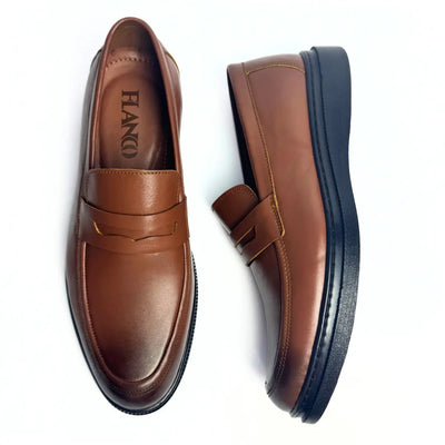 Chaussure Marron de Luxe Tres Confortable 100% Cuir