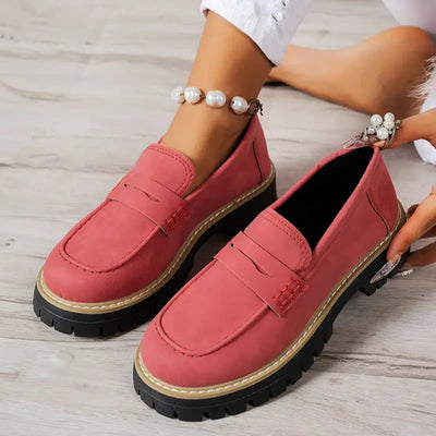 Mocassin Daim Tres Confortable - Femme