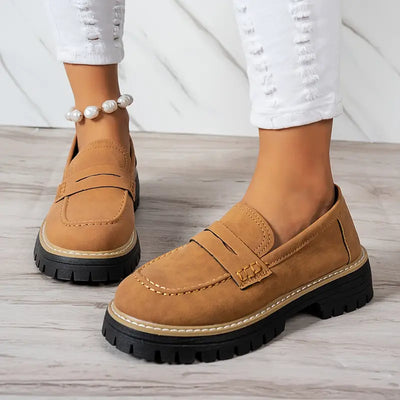 Mocassin Daim Tres Confortable - Femme