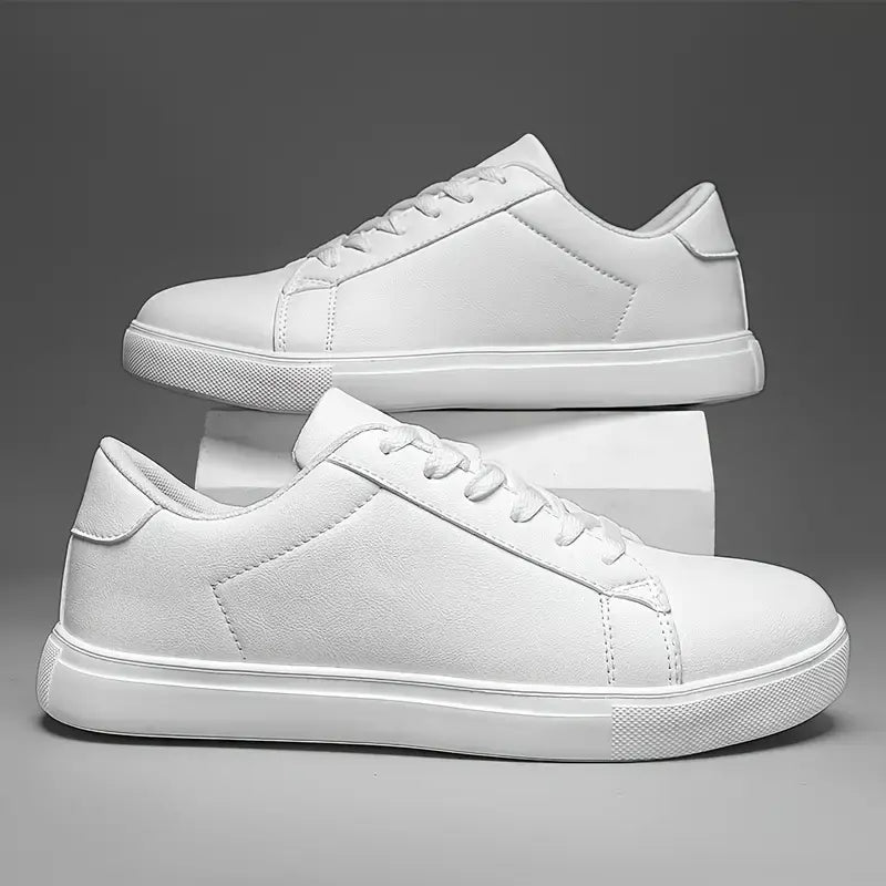 Sneakers Blanc en Cuir - Tres Confortable
